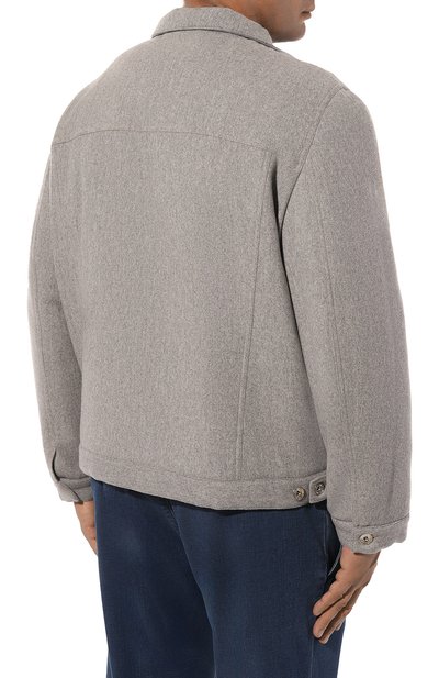 Утепленная куртка-рубашка BRUNELLO CUCINELLI, арт. MT4976880, фото 4