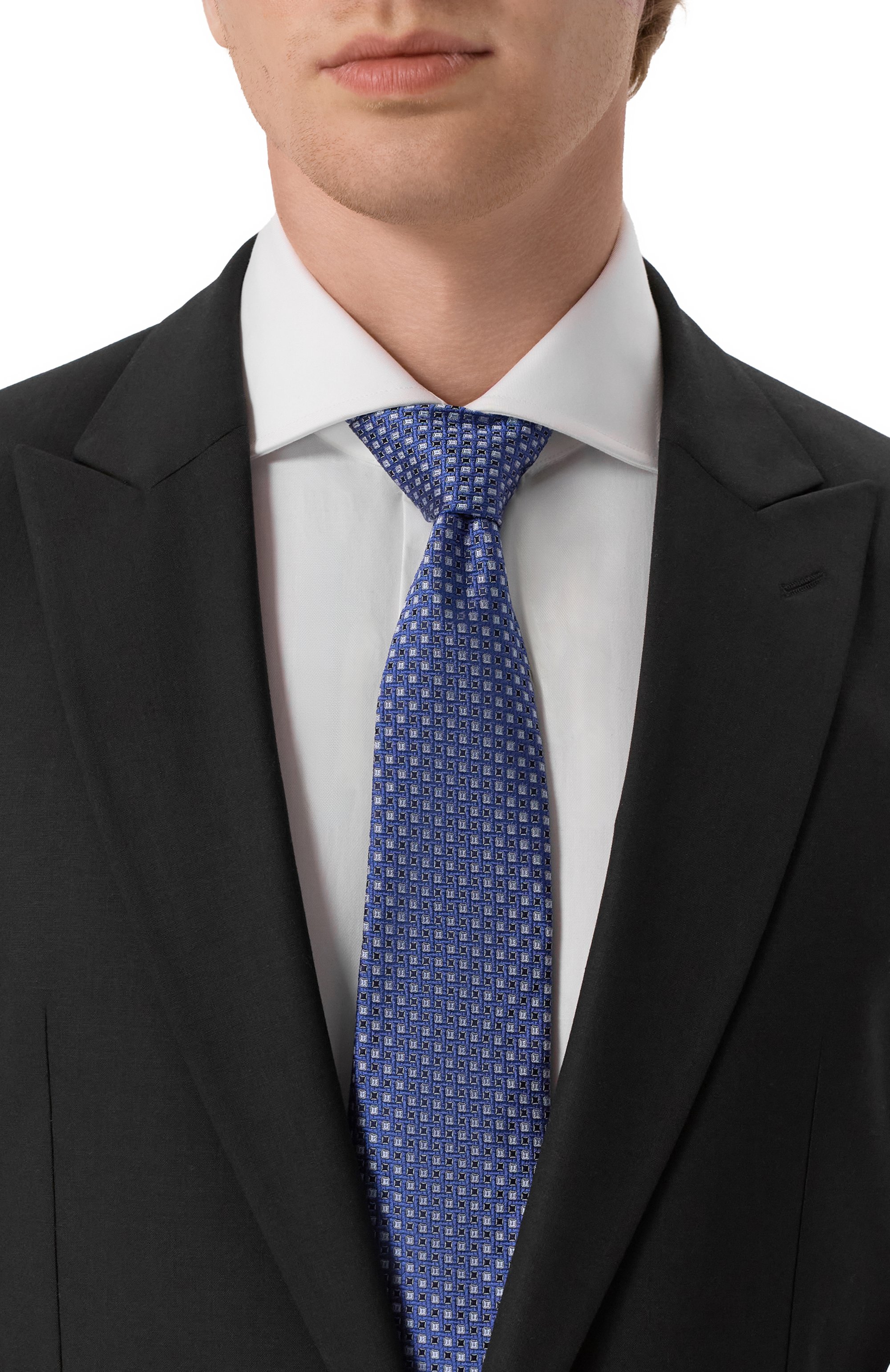 Шелковый галстук CANALI, арт. 18/HJ04334, фото 2