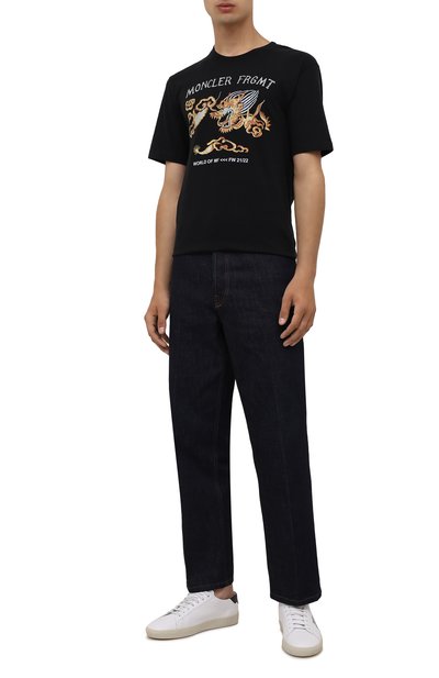 Хлопковая футболка 7 moncler frgmt hiroshi fujiwara MONCLER GENIUS, арт. G2-09U-8C000-06-8392B, фото 2