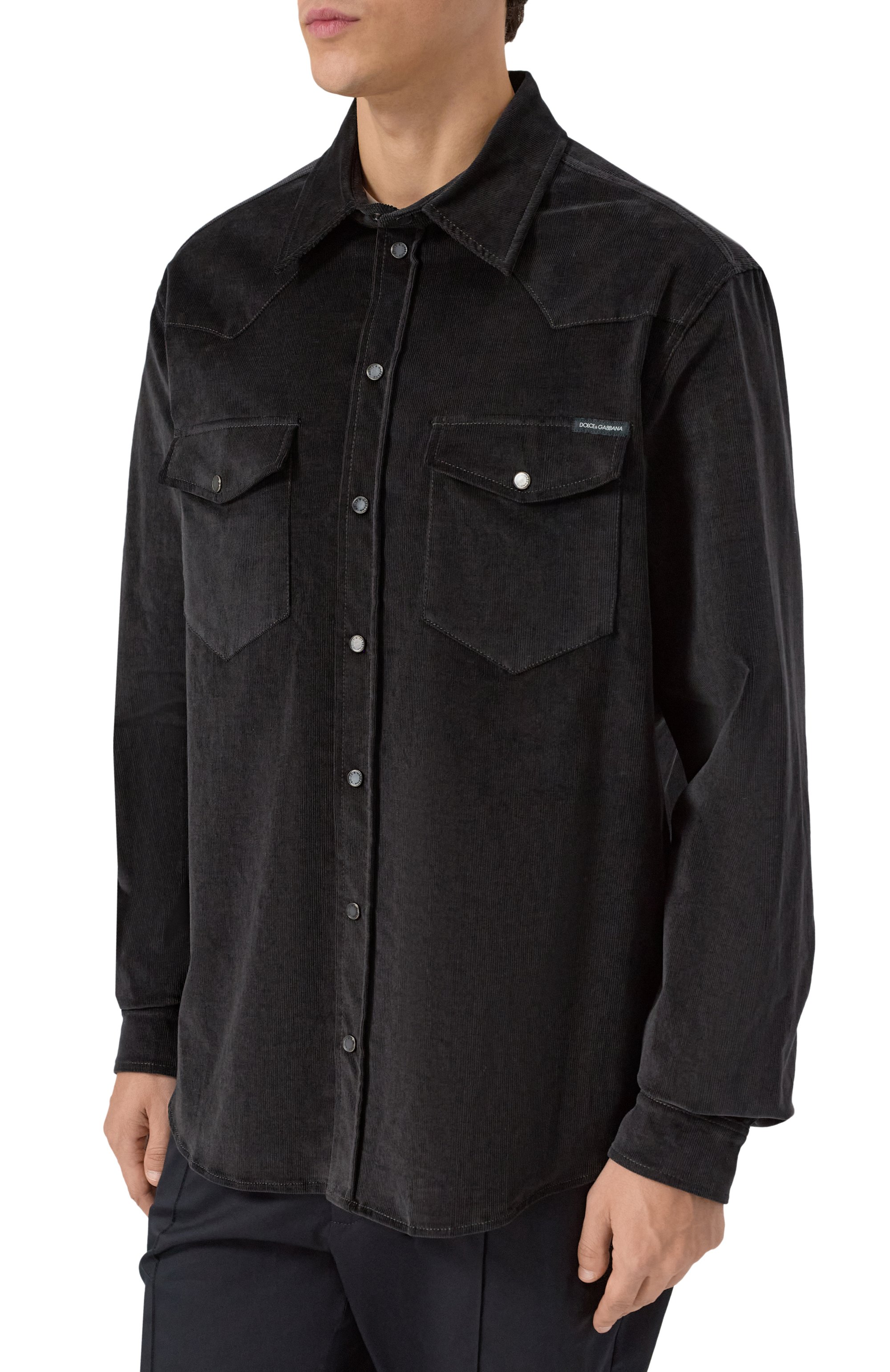 Вельветовая рубашка DOLCE & GABBANA, арт. G5MA1T/GJ589, фото 3