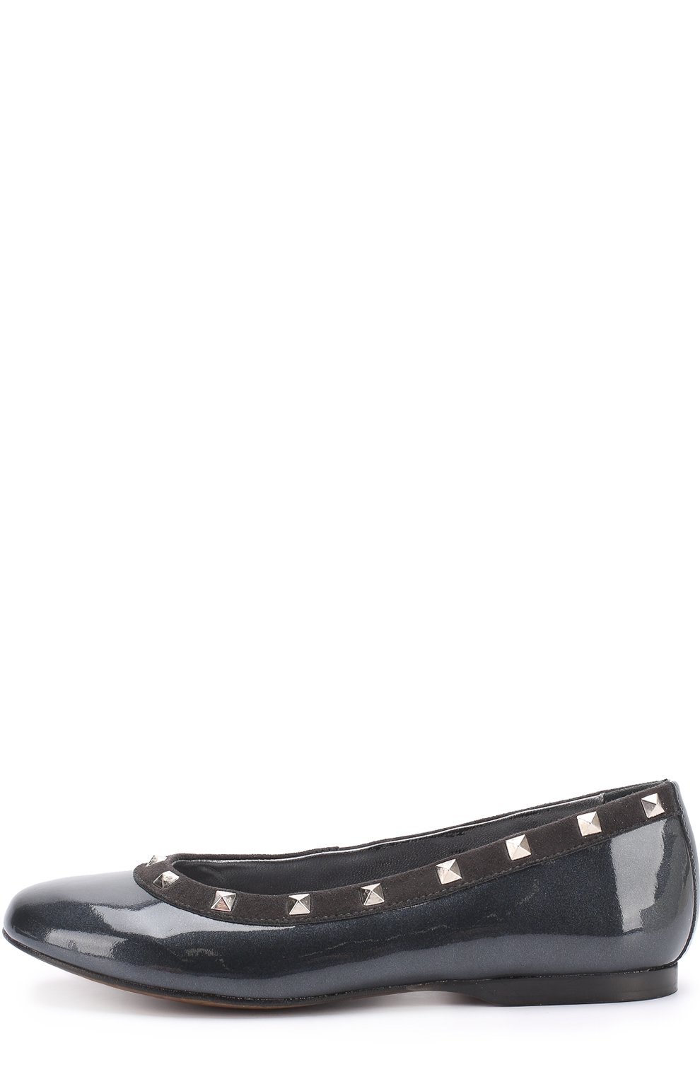 Лаковые балетки с заклепками DAVID CHARLES, арт. 8809, фото 2