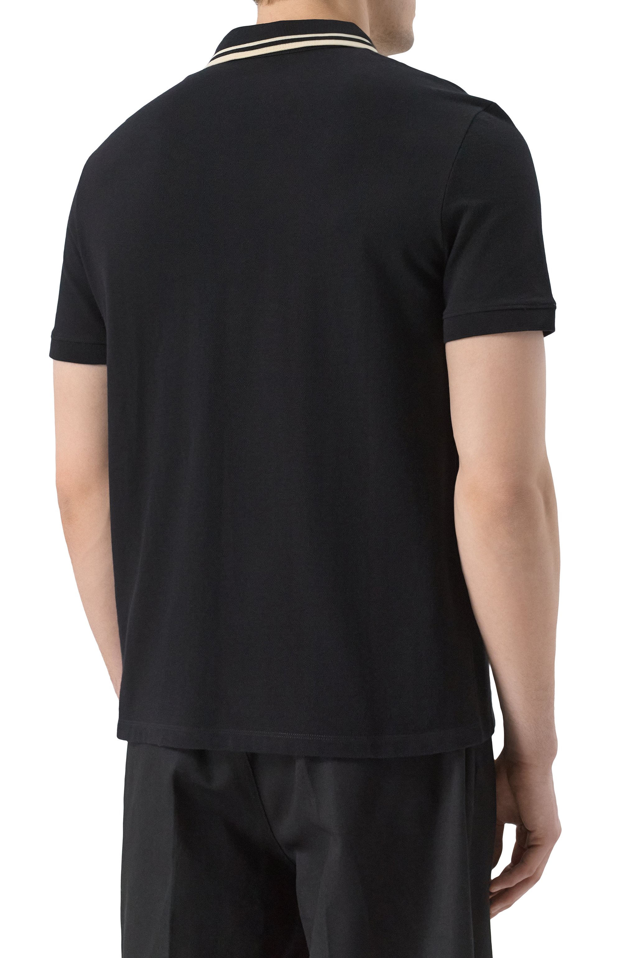 Хлопковое поло VALENTINO, арт. 6V3MH01KAQK, фото 4