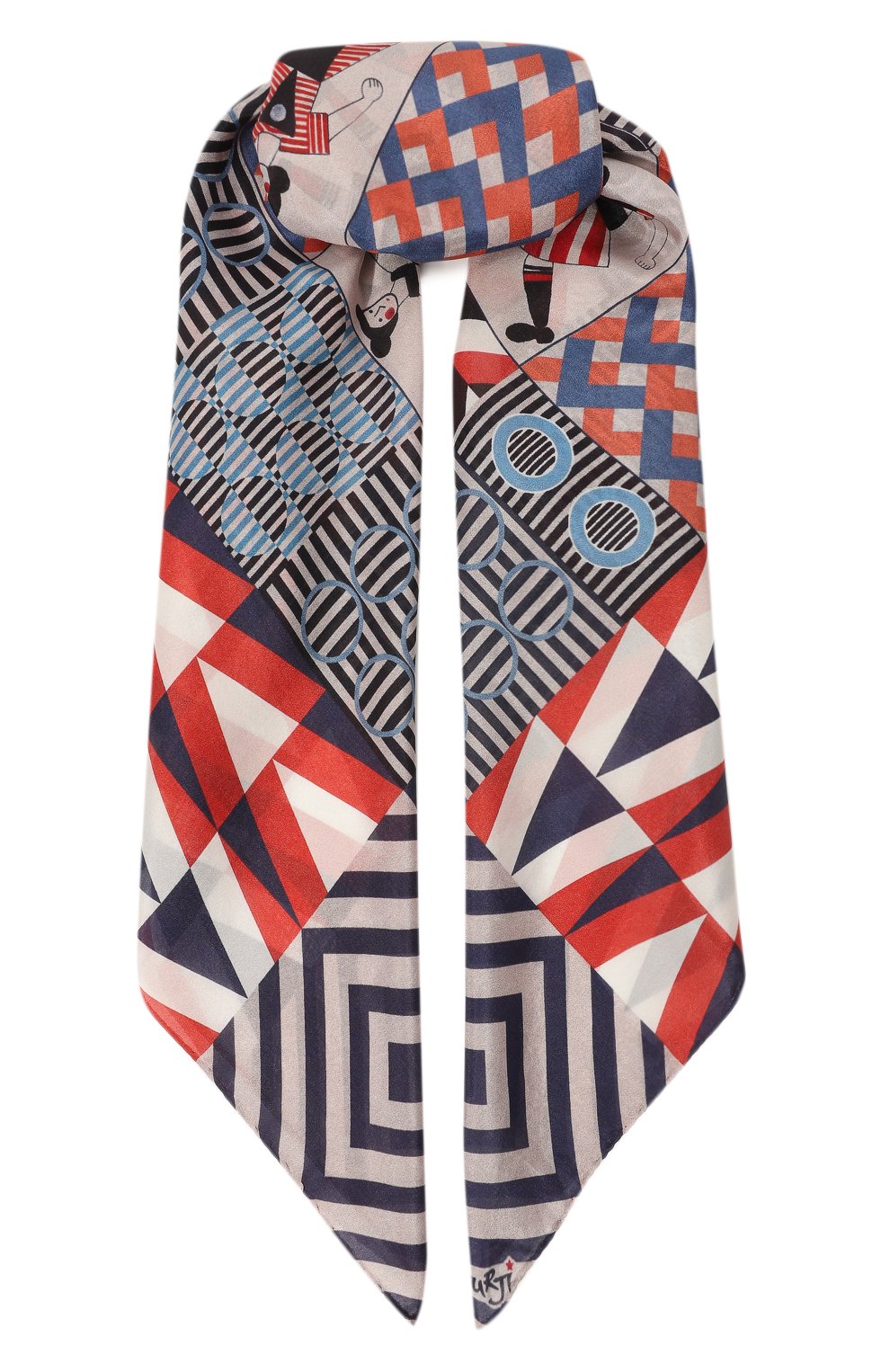 Шелковый платок авангард GOURJI, арт. 91120337/993161172, фото 1