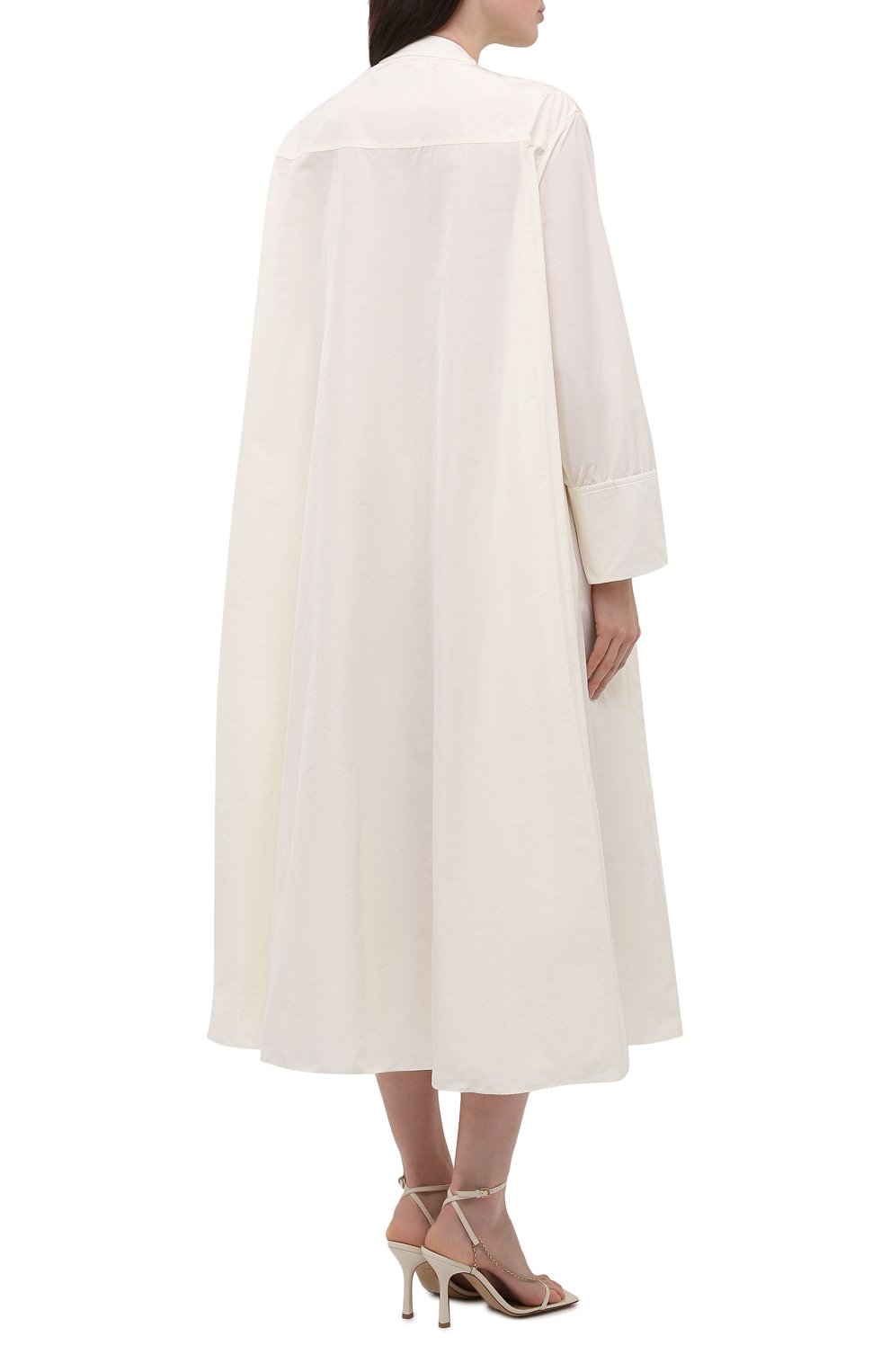 Платье JIL SANDER кремового цвета по цене 237500 руб., арт. JSWS505356-WS442200, фото 4 Платье JIL SANDER, арт. JSWS505356-WS442200, фото 4