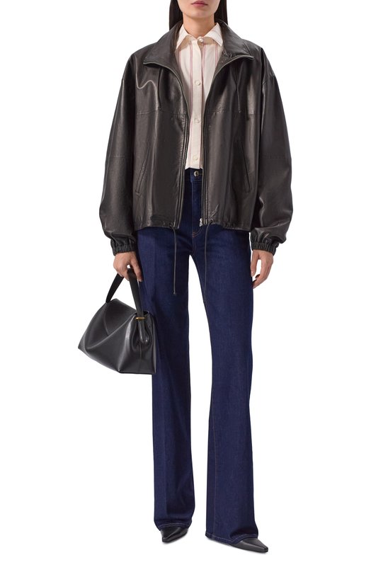 Кожаная куртка Haikure HEW09124PL006TP/J0RDAN NAPPA Чёрный  HEW09124PL006TP/J0RDAN NAPPA Фото 2