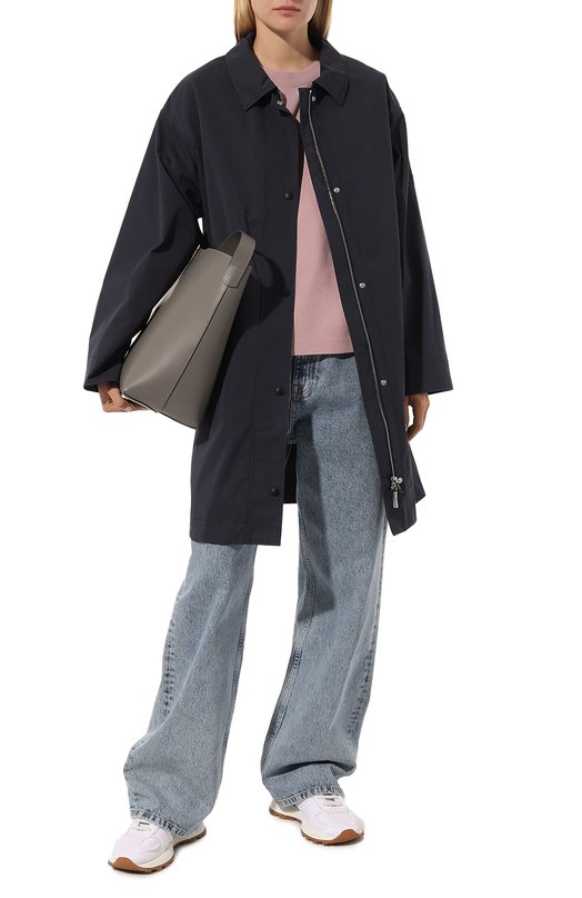 Хлопковый плащ YS ARMY Paris Синий, фото 2