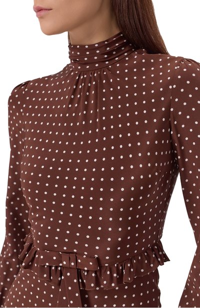 Шелково е платье ALESSANDRA RICH, арт. FABX4356/F4686, фото 4