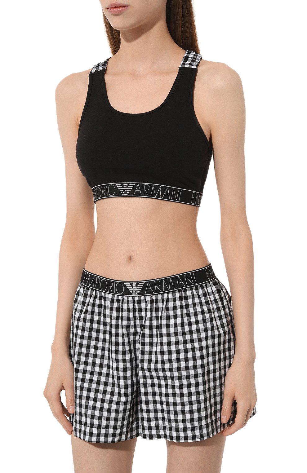 Хлопковый топ EMPORIO ARMANI, арт. 164815/4R242, фото 3