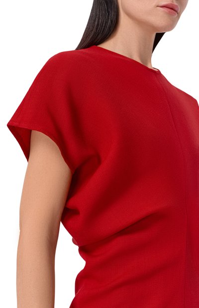 Шерстяное платье TOTEME, арт. 261-WRD1103-FB0568, фото 4