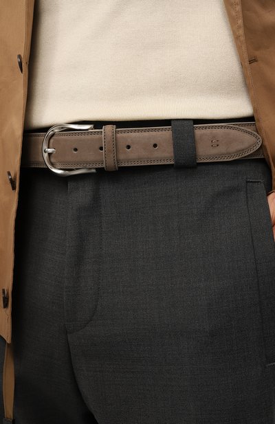 Замшевый ремень CORNELIANI, арт. 92V320-3820851, фото 2