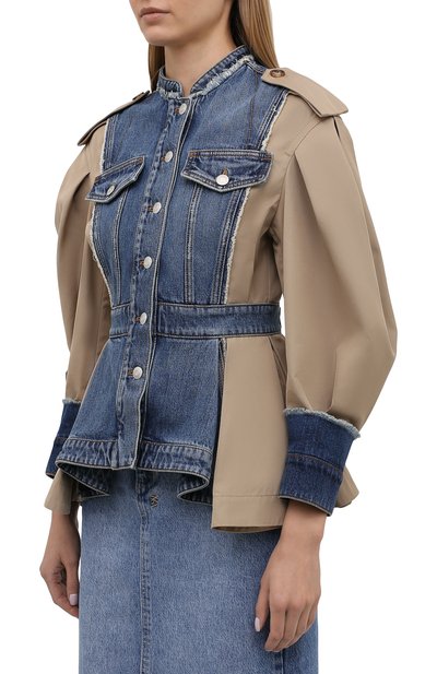 Комбинированный жакет ALEXANDER MCQUEEN, арт. 654003/QZACX, фото 3