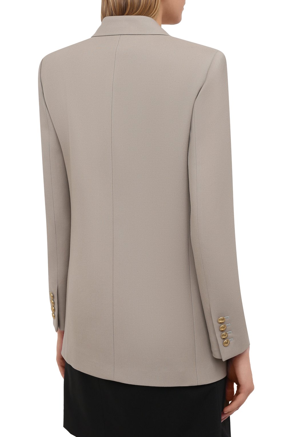 Шерстяной жакет SAINT LAURENT, арт. 648754/Y7B73, фото 4