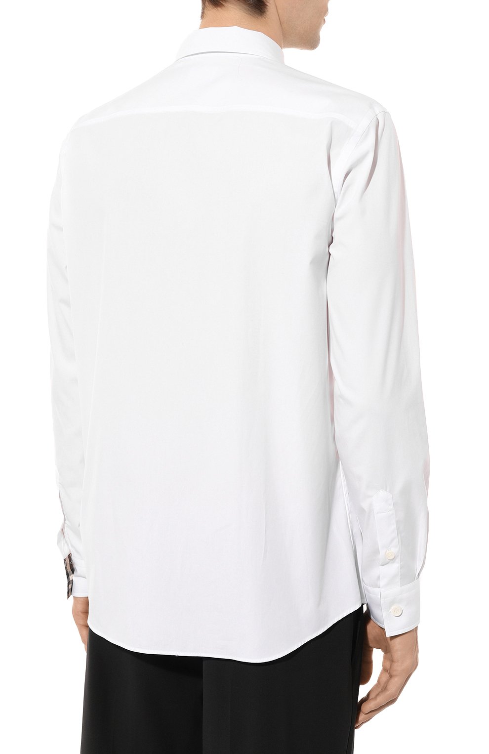 Хлопковая рубашка BURBERRY, арт. 8032308A1464, фото 4