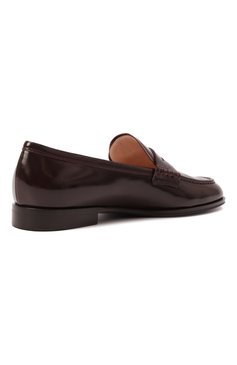 Женские кожаные пенни-лоферы GIANVITO ROSSI бордового цвета, арт. G25346.51CU0.NUIB0UR | Фото 5 (Каблук высота: Низкий; Материал внутренний: Натуральная кожа; Подошва: Плоская; Материал внешний: Натуральная кожа)