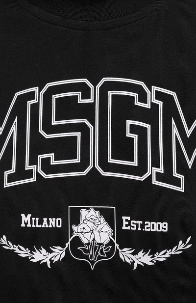 Хлопковый свитшот MSGM, арт. 3141MDM73 217799, фото 5
