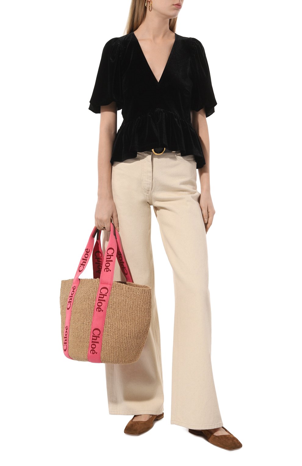 Бархатный топ GANNI, арт. T3835, фото 2