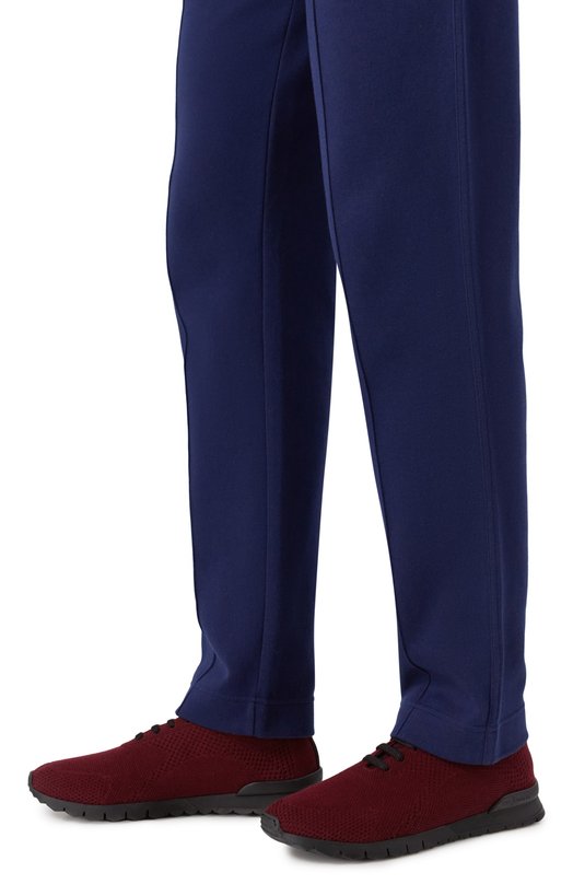 Текстильные кроссовки Kiton USSFITBN0084769 Бордовый  USSFITBN0084769 Фото 3