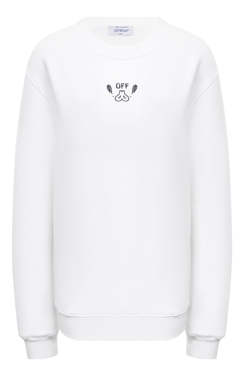 Хлопковый свитшот OFF-WHITE, арт. 0WBA055S24FLE002, фото 1