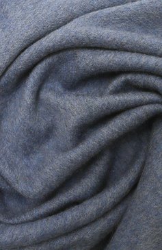 Мужской кашемировый шарф CORNELIANI голубого цвета, арт. 94B344-9429029 | Фото 3 (Нос: Не проставлено; Материал: Кашемир, Текстиль, Шерсть; Материал сплава: Проставлено; Мужское Кросс-КТ: Шарфы - с бахромой; Кросс-КТ: кашемир)