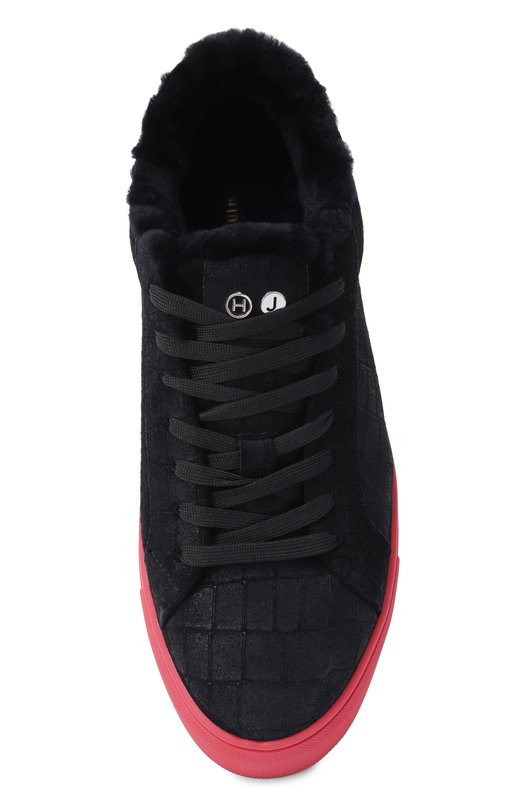 Замшевые кеды Essence Hide and Jack ECR0LMBLKRED-MTB Чёрный  ECR0LMBLKRED-MTB Фото 6