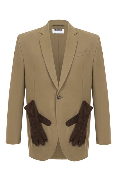 Мужской хлопковый пиджак MOSCHINO, арт. A0502/5218