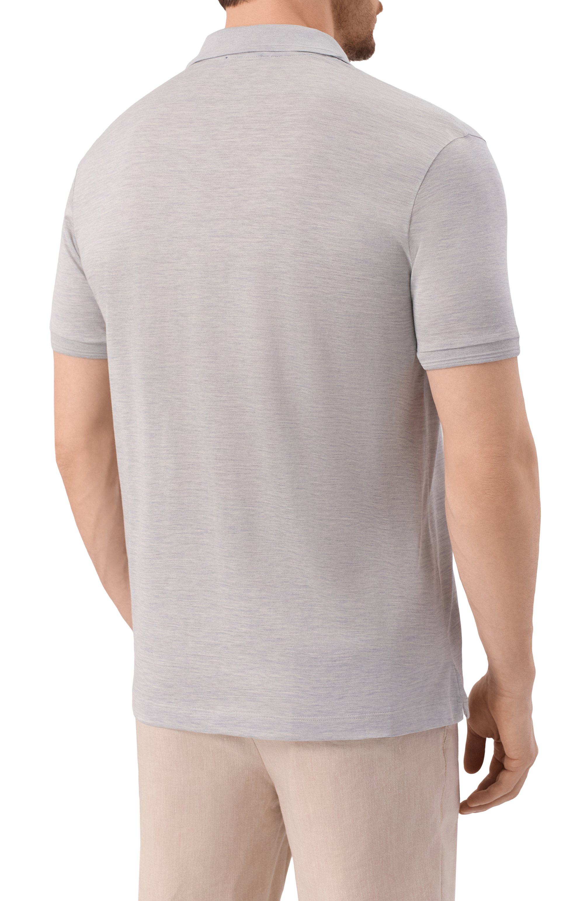 Поло из шелка и хлопка PAUL&SHARK, арт. 25411208, фото 4