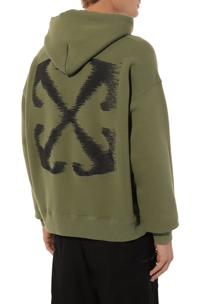 Хлопковое худи OFF-WHITE, арт. 0MBB085F24FLE009, фото 4