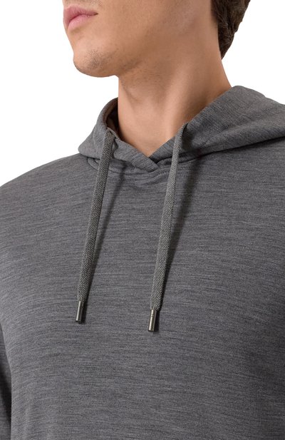 Шерстяное худи CAPOBIANCO, арт. 19M481.BT00., фото 5