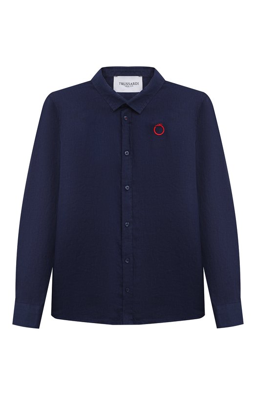 

Льняная рубашка Trussardi junior, Синий