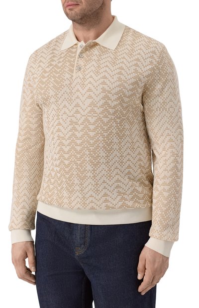 Поло из шерсти и шелка ZILLI, арт. KBP001M0230VRAWA0_001, фото 3