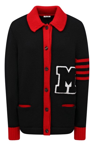 Шерстяной кардиган MIU MIU, арт. MMF390-1YJL-F0002, фото 1