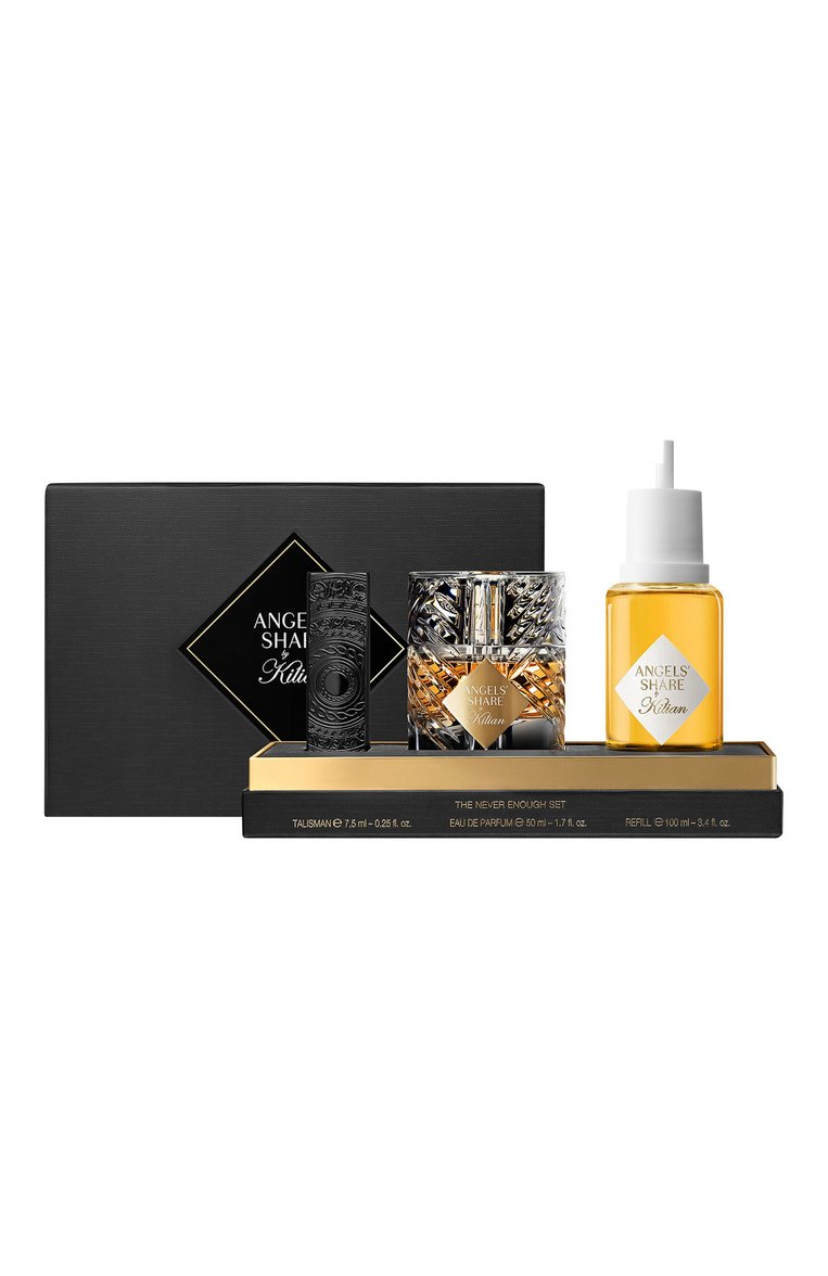 Парфюмерный набор angels' share (50+100+7.5ml) KILIAN PARIS бесцветного цвета, арт. 3700550236955 | Фото 1 (Но�с: Не проставлено; Региональные ограничения белый список (Axapta Mercury): Не проставлено; Косметика кросс-кт: Парфюмерия У; Ограничения доставки: flammable)