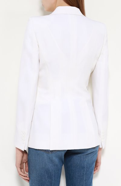 Приталенный жакет с остроконечными лацканами ALEXANDER MCQUEEN, арт. 358166/QIJ12, фото 4