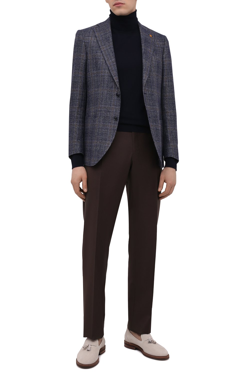 Замшевые лоферы BRUNELLO CUCINELLI светло-бежевого цвета по цене 92400 руб., арт. MZUKUDK902, фото 2 Замшевые лоферы BRUNELLO CUCINELLI, арт. MZUKUDK902, фото 2