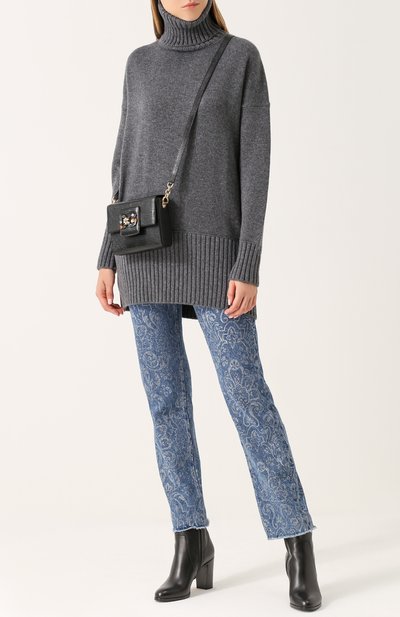 Удлиненный кашемировый свитер DOLCE & GABBANA, арт. 0102/FR612K/F84AV, фото 2