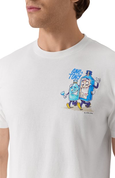 Хлопковая футболка MC2 SAINT BARTH, арт. STBM TSHIRT MAN/02257H, фото 5