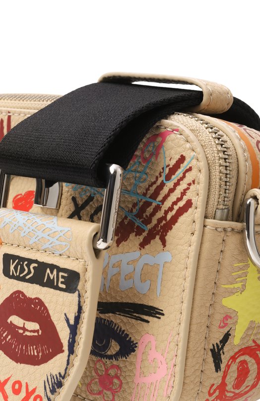Сумка The Punk Scribble Snapshot MARC JACOBS (THE) 2S6HCR004H01 Бежевый  2S6HCR004H01 Фото 6