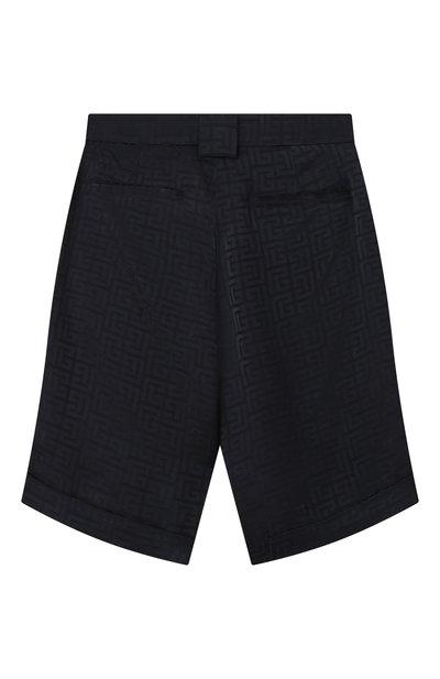 Шорты из вискозы BALMAIN темно-синего цвета по цене 46500 руб., арт. BW6R79, фото 2 Шорты из вискозы BALMAIN, арт. BW6R79, фото 2