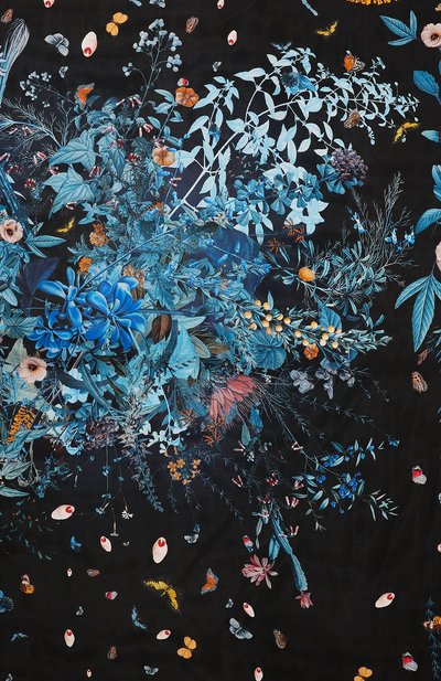 Шелковый платок fresco RADICAL CHIC черного цвета по цене 25480 руб., арт. 670881.23.03, фото 4 Шелковый платок fresco RADICAL CHIC, арт. 670881.23.03, фото 4