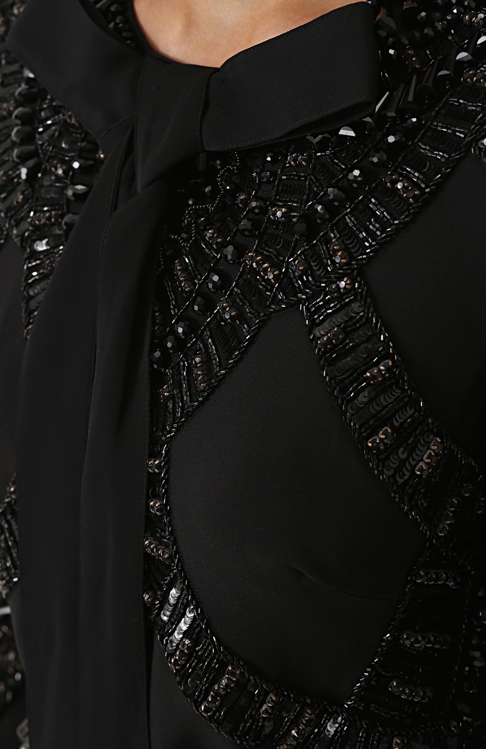 Приталенное платье-макси с вышивкой ELIE SAAB, арт. 9025, фото 5