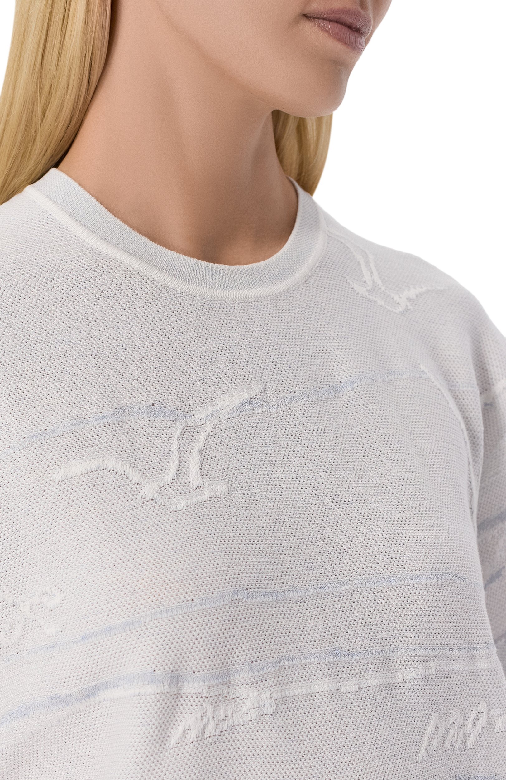 Пуловер из хлопка и вискозы AND THE BRAND, арт. S26-TS015-1404-104, фото 5