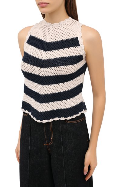 Хлопковый топ GUCCI, арт. 631588/XKBIB, фото 3