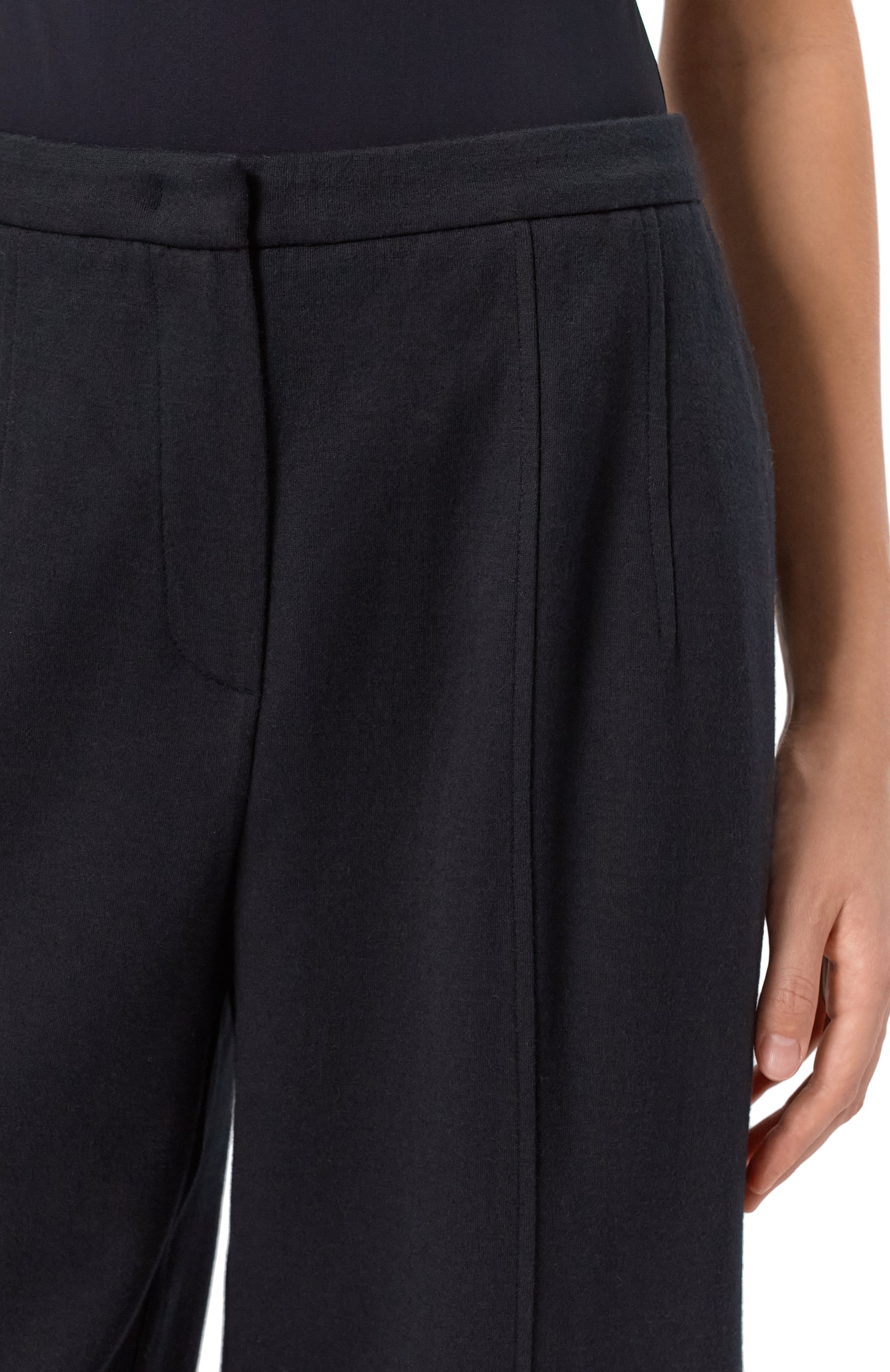 Брюки из шерсти и хлопка 12 STOREEZ черного цвета по цене 24000 руб., арт. 134996, фото 5 Брюки из шерсти и хлопка 12 STOREEZ, арт. 134996, фото 5