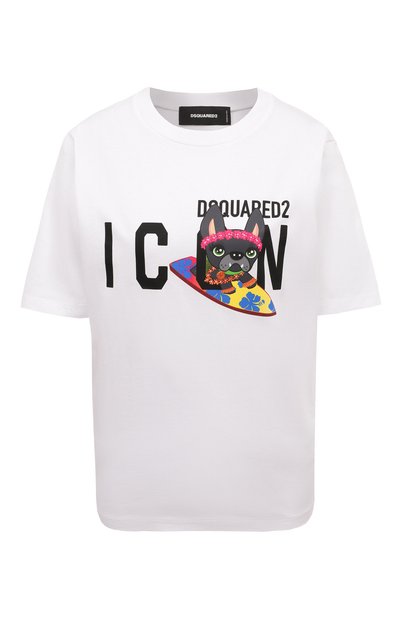 Хлопковая футболка DSQUARED2, арт. S80GC0049/S23009, фото 1