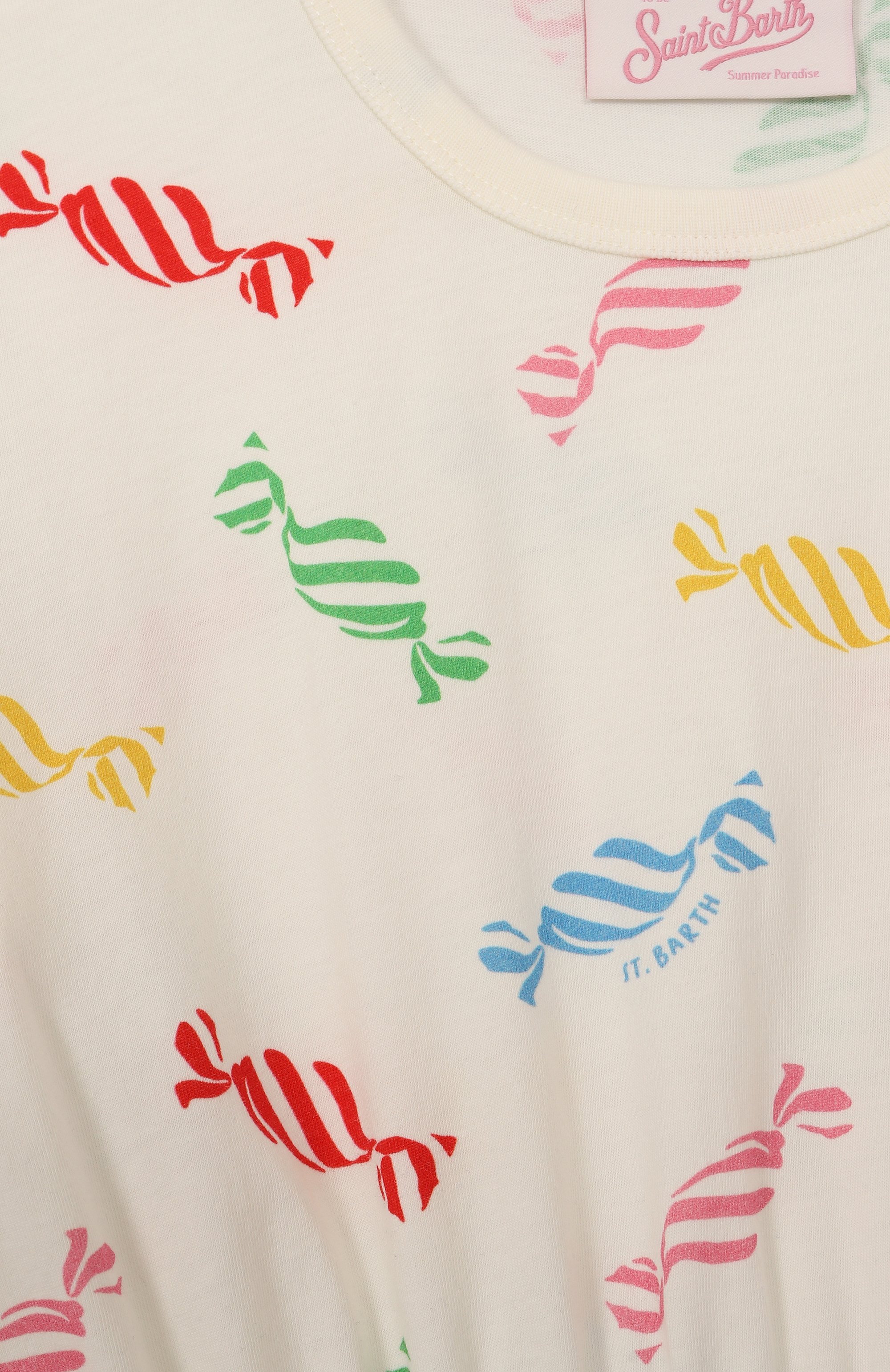 Хлопковое платье MC2 SAINT BARTH, арт. STBK LEILA/LEI0001, фото 3