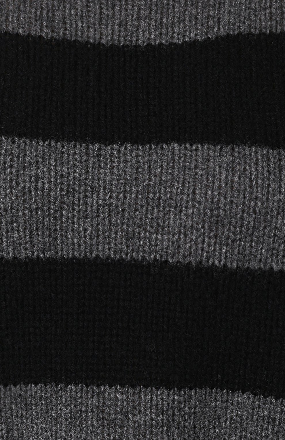 Кашемировый пуловер в полоску с круглым вырезом RTA, арт. WF7CS-815BKGRY, фото 5