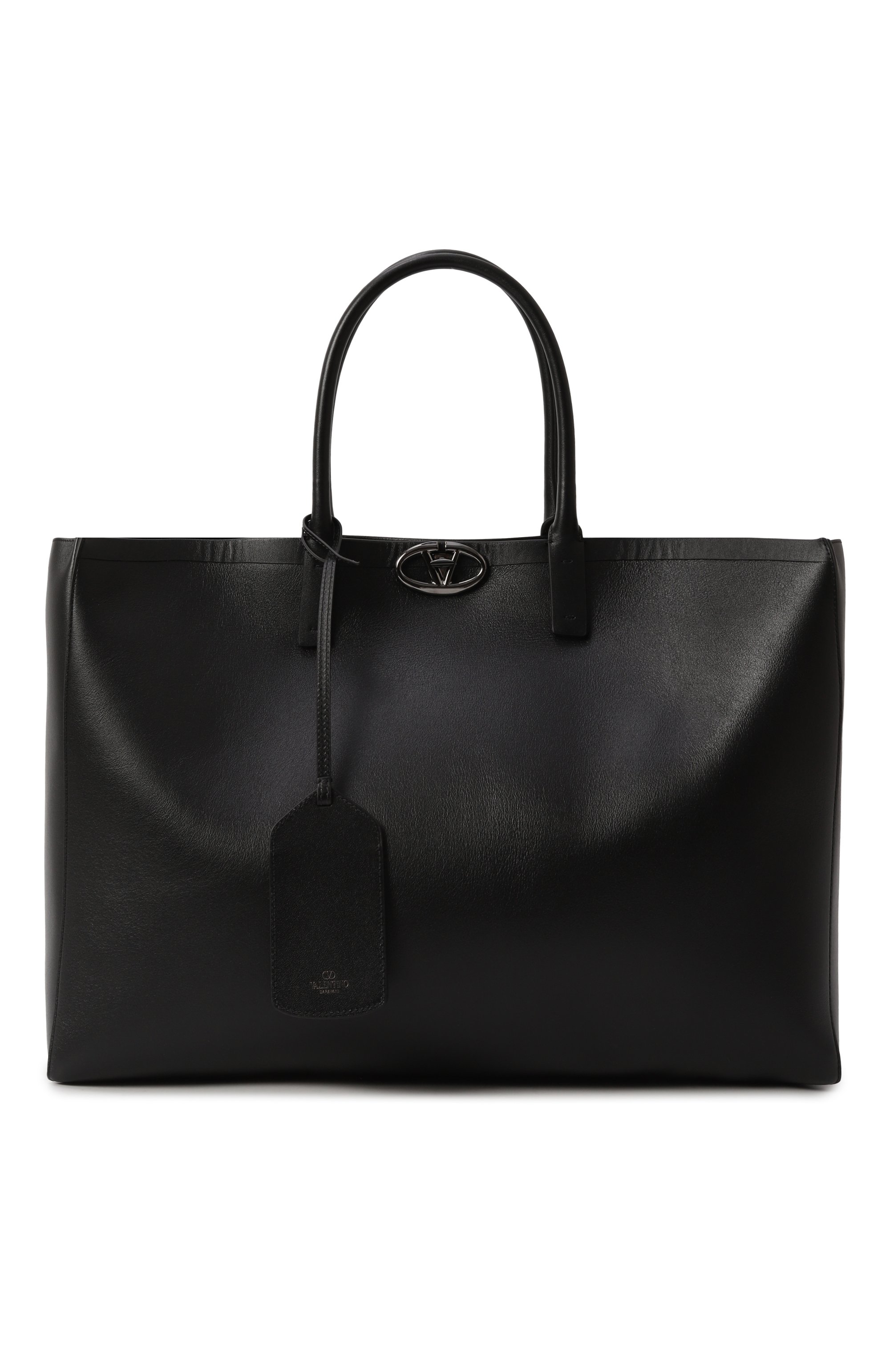 Сумка-тоут vlogo locker VALENTINO черного цвета по цене 279000 руб., арт. 5Y0B0C93/JHH, фото 1 Сумка-тоут vlogo locker VALENTINO, арт. 5Y0B0C93/JHH, фото 1