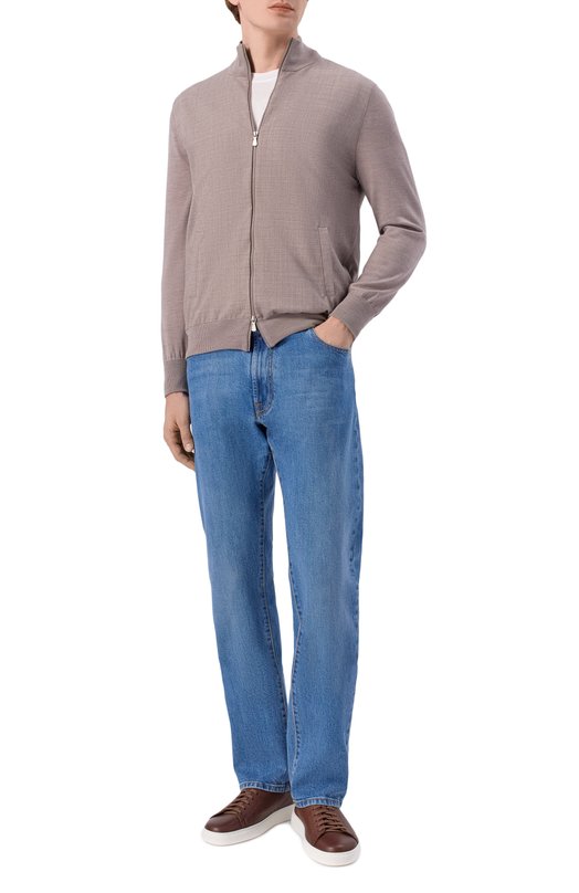 Шерстяной кардиган Gran Sasso 43165/14721 Бежевый  43165/14721 Фото 2