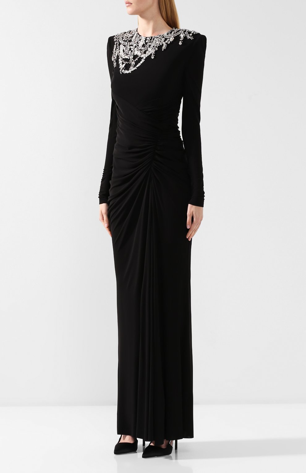 Платье-макси ALEXANDER MCQUEEN, арт. 584938/QLAAH, фото 3