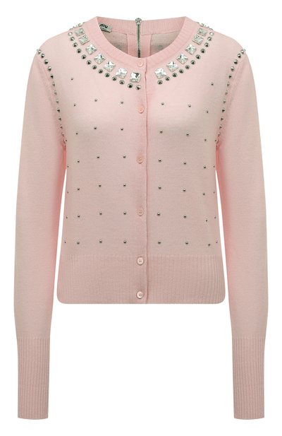 Кардиган из шерсти и кашемира MIU MIU, арт. MMF543-1Z4A-F0AL2, фото 1